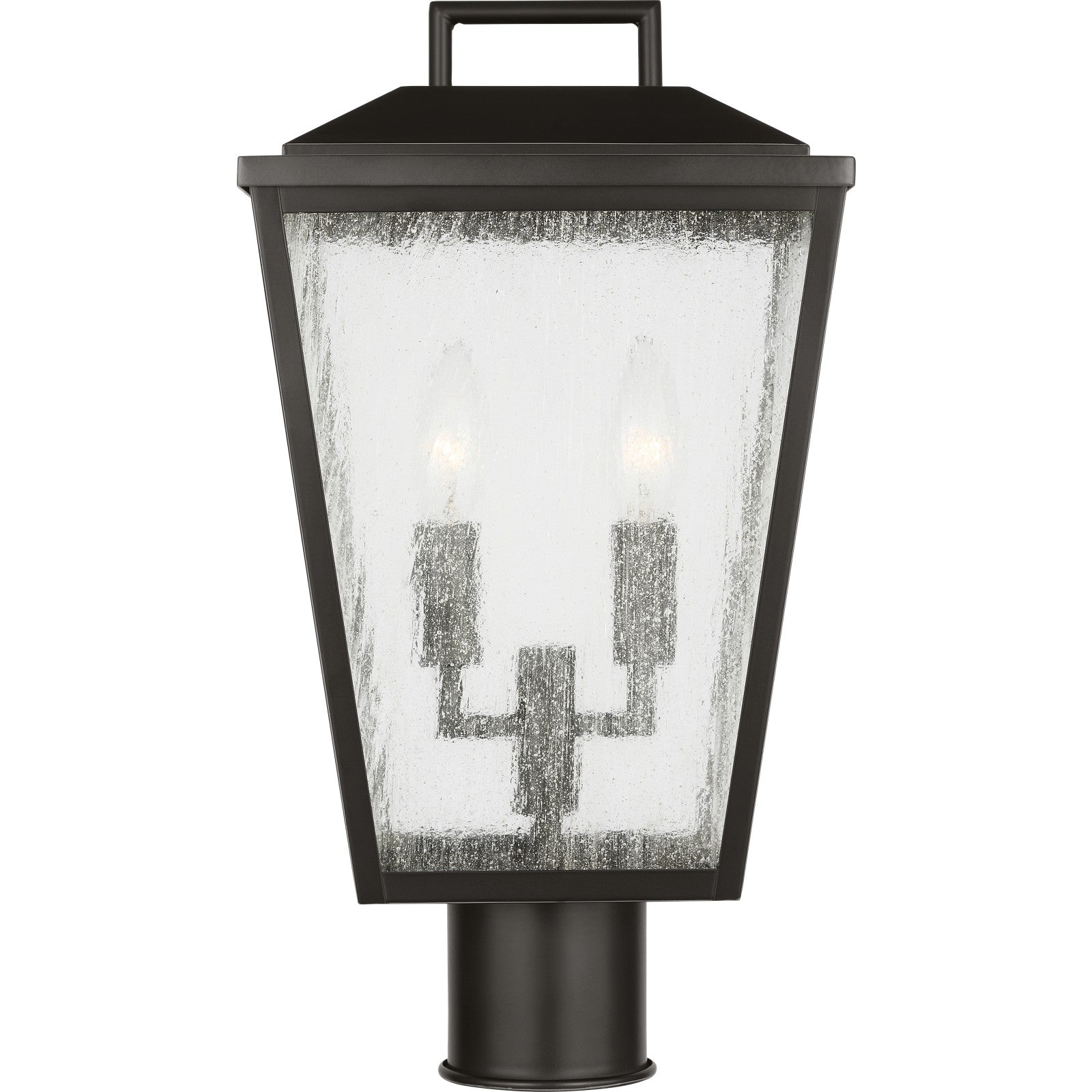 Kennewick Medium Post Antique Bronze - Visual Comfort Outdoor Lighting