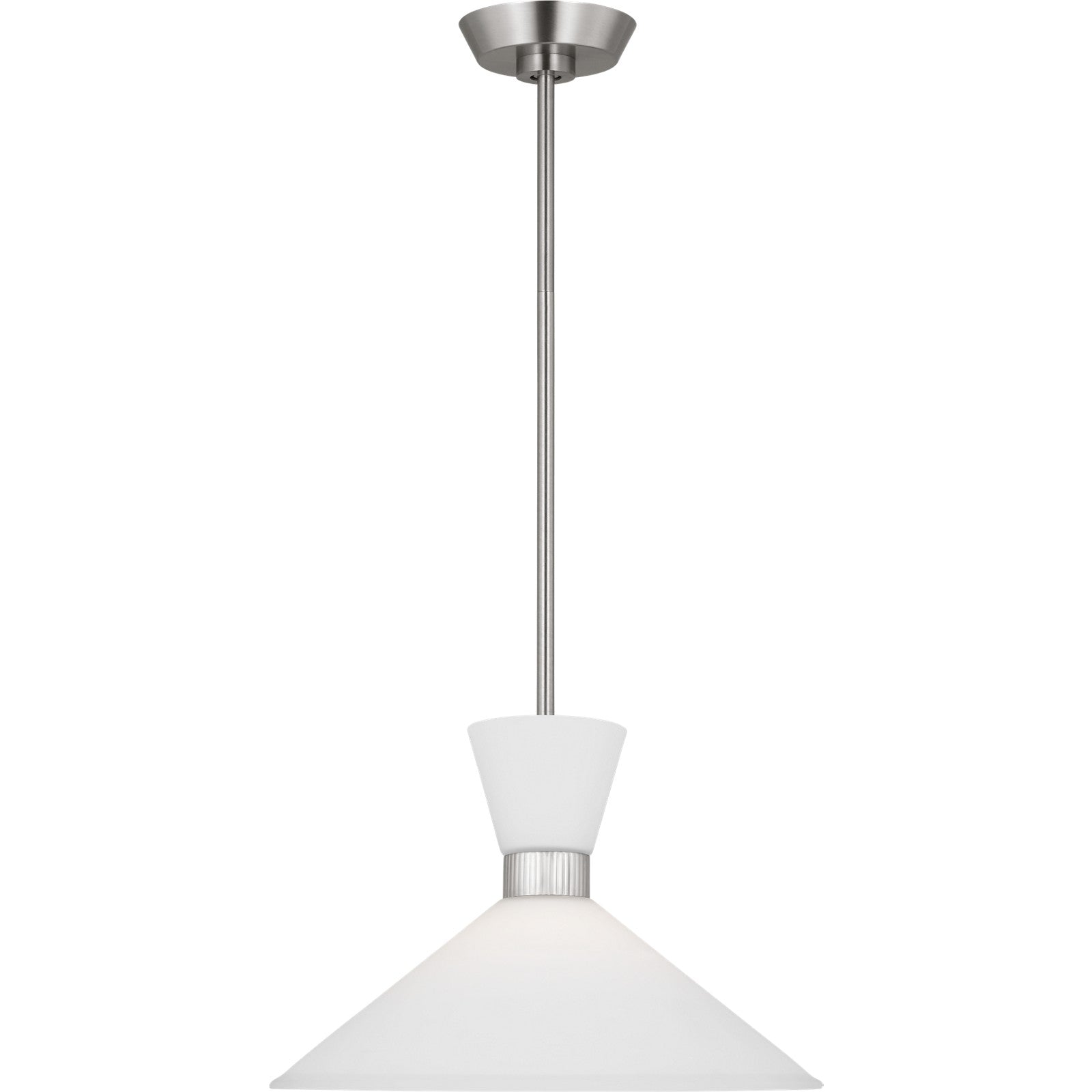 Belcarra Medium Pendant Midnight Black - Visual Comfort Ceiling Lights