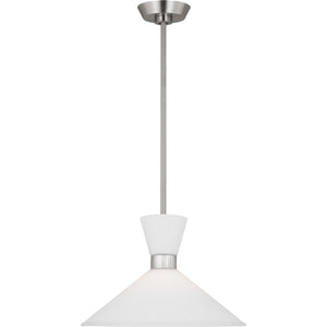Belcarra Medium Pendant Midnight Black - Visual Comfort Ceiling Lights