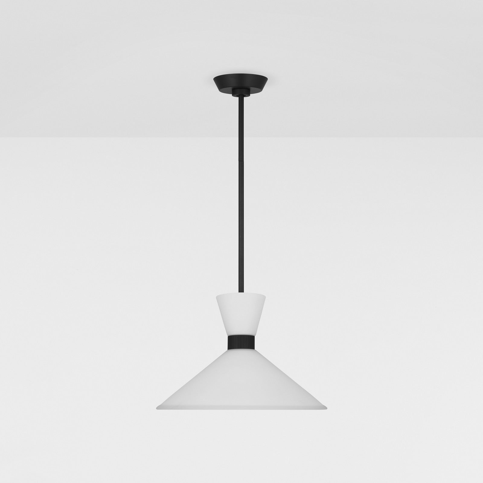 Belcarra Medium Pendant Midnight Black - Visual Comfort Ceiling Lights
