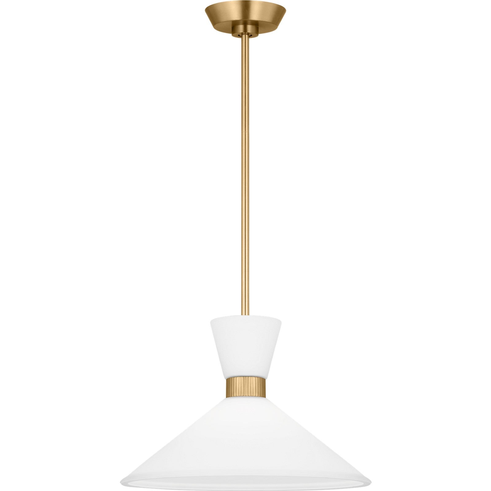Belcarra Medium Pendant Midnight Black - Visual Comfort Ceiling Lights