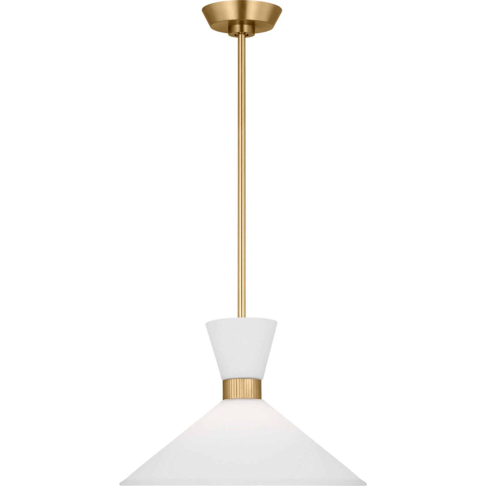 Belcarra Medium Pendant Midnight Black - Visual Comfort Ceiling Lights