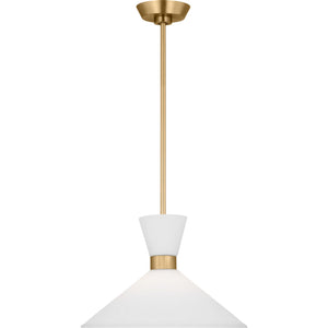 Belcarra Medium Pendant Midnight Black - Visual Comfort Ceiling Lights