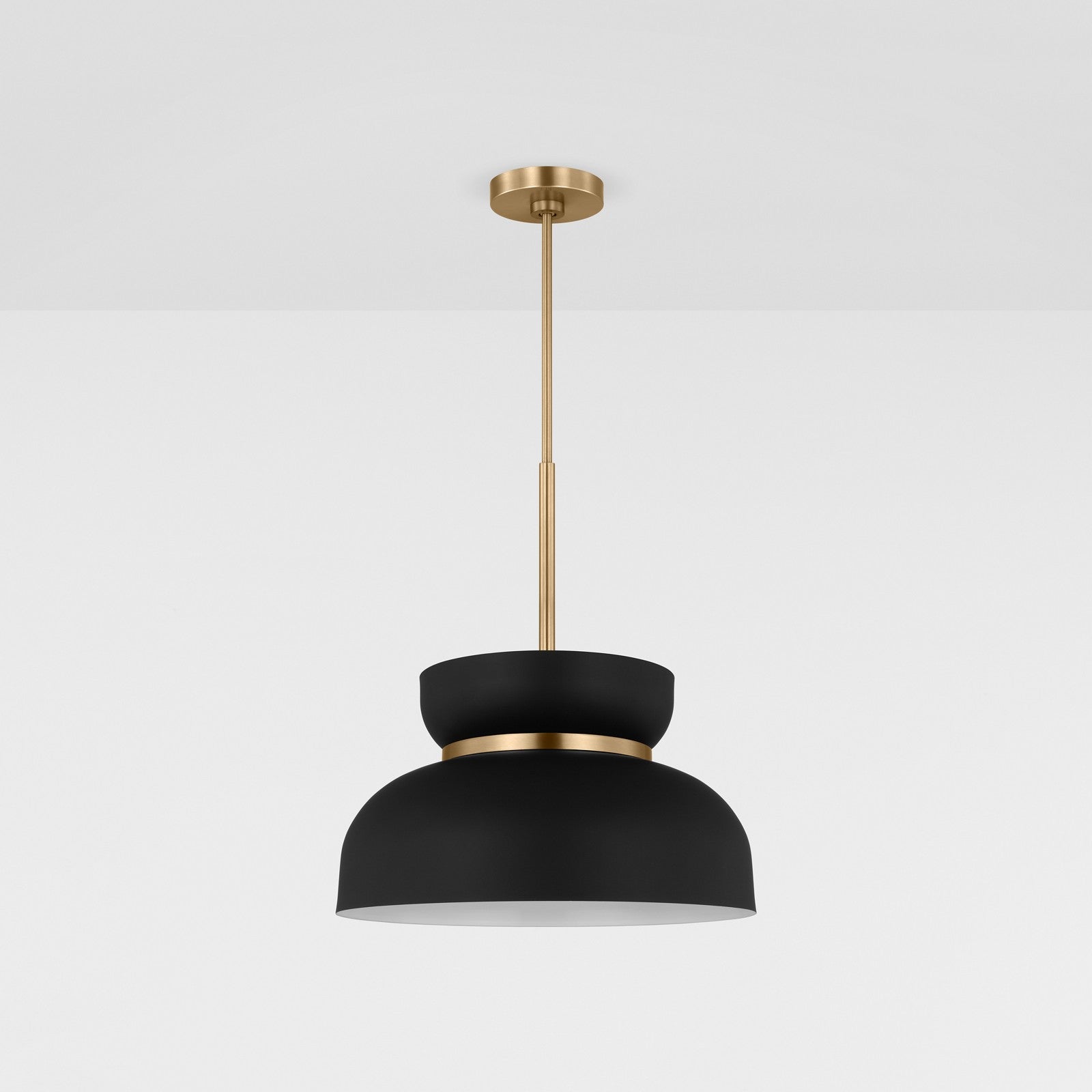 Pemberton Medium Pendant Midnight Black - Visual Comfort Ceiling Lights