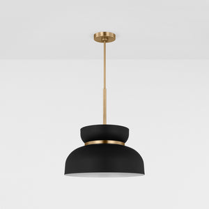 Pemberton Medium Pendant Midnight Black - Visual Comfort Ceiling Lights