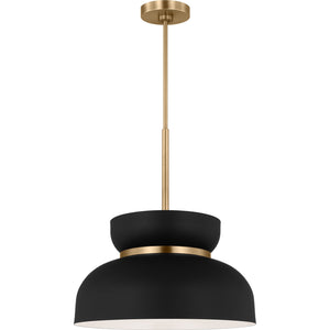 Pemberton Medium Pendant Midnight Black - Visual Comfort Ceiling Lights