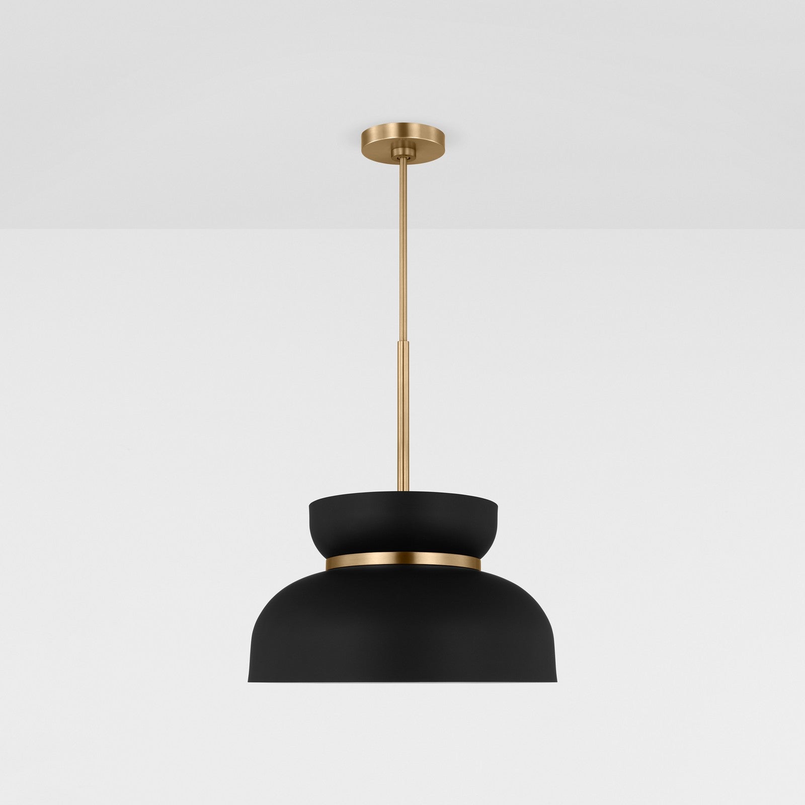 Pemberton Medium Pendant Midnight Black - Visual Comfort Ceiling Lights