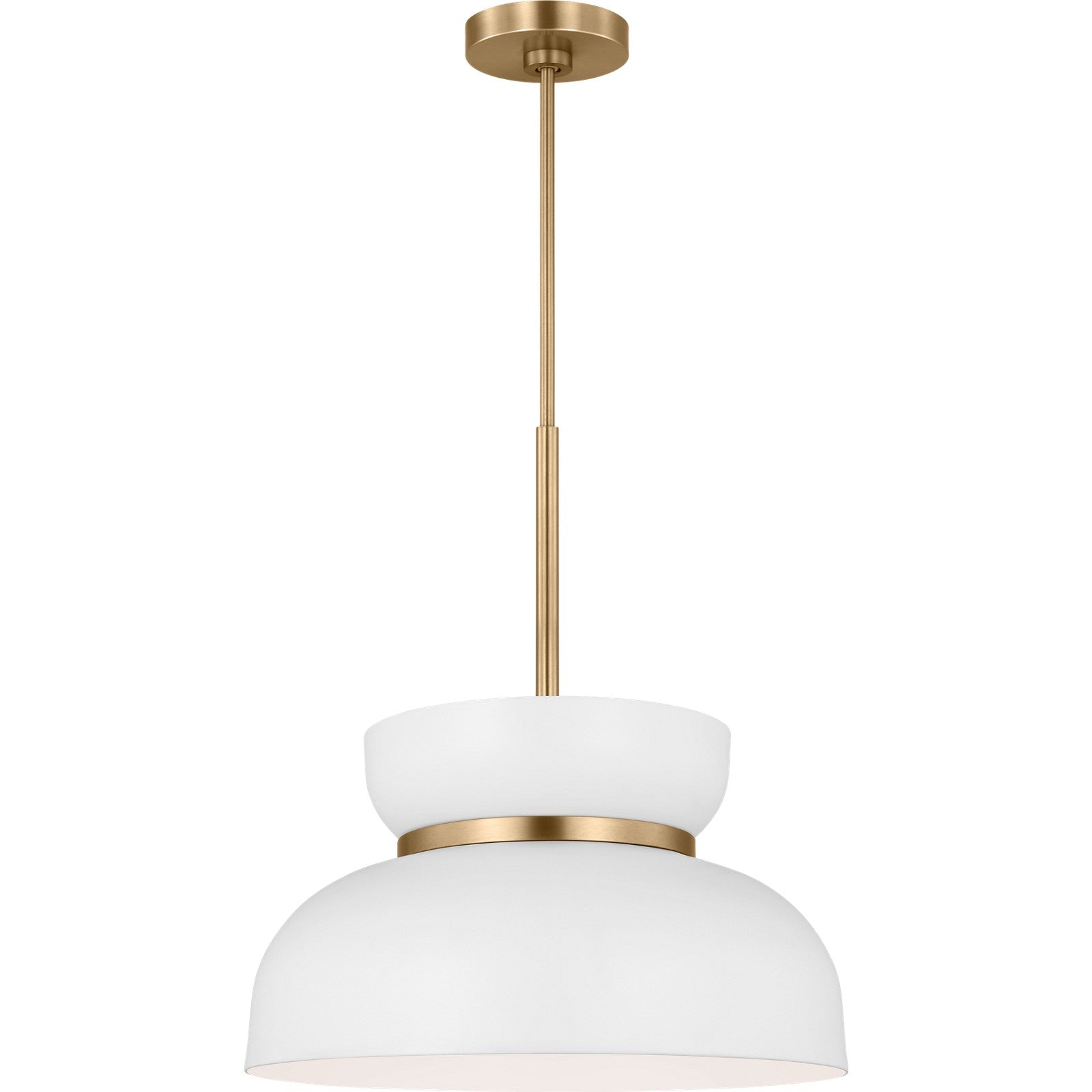 Pemberton Medium Pendant Midnight Black - Visual Comfort Ceiling Lights
