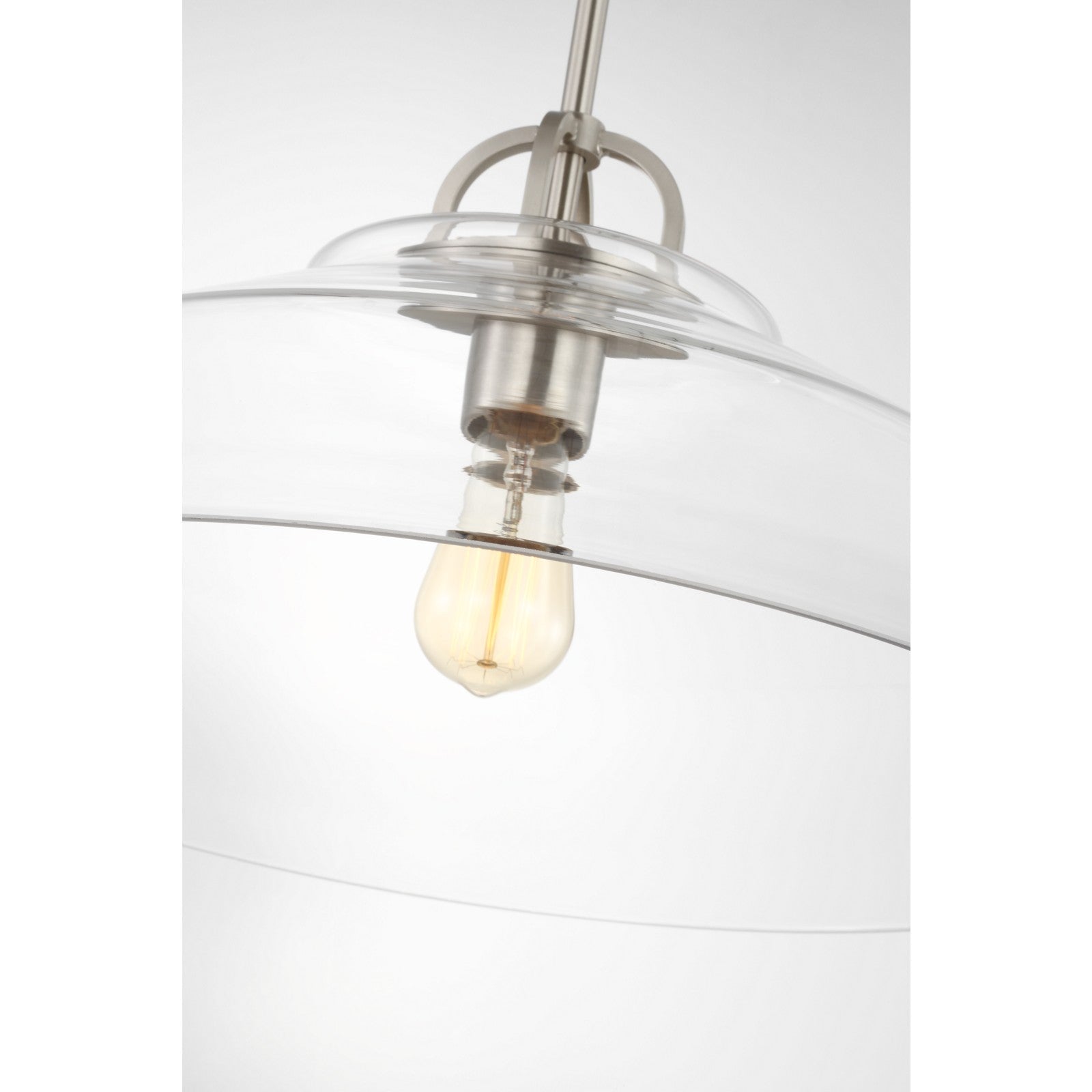 Payton Small Pendant Brushed Steel - Visual Comfort Ceiling Lights