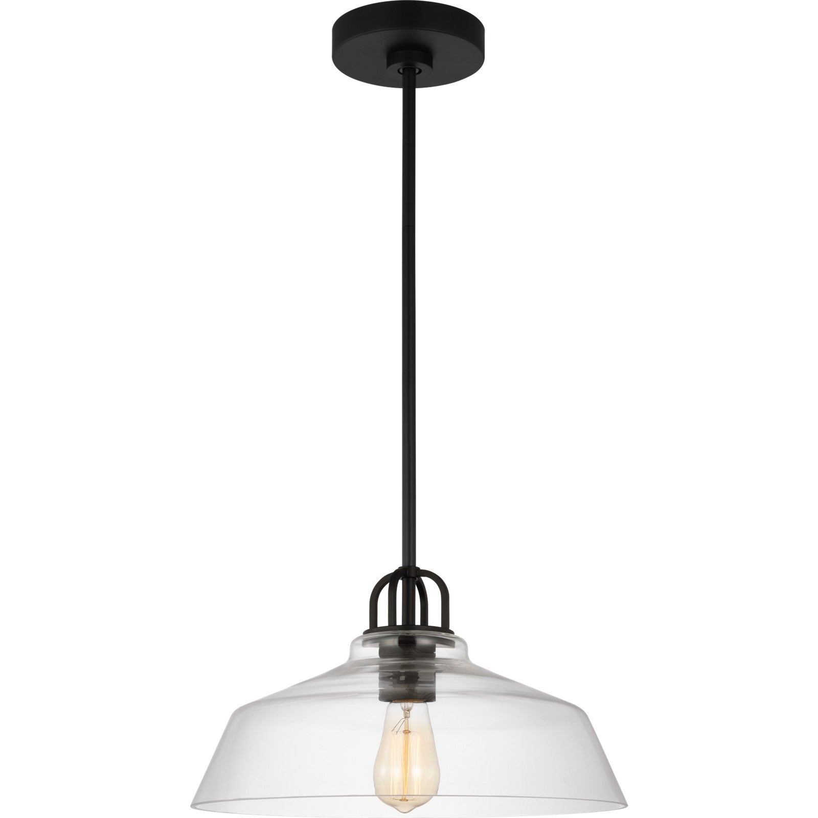 Payton Small Pendant Brushed Steel - Visual Comfort Ceiling Lights