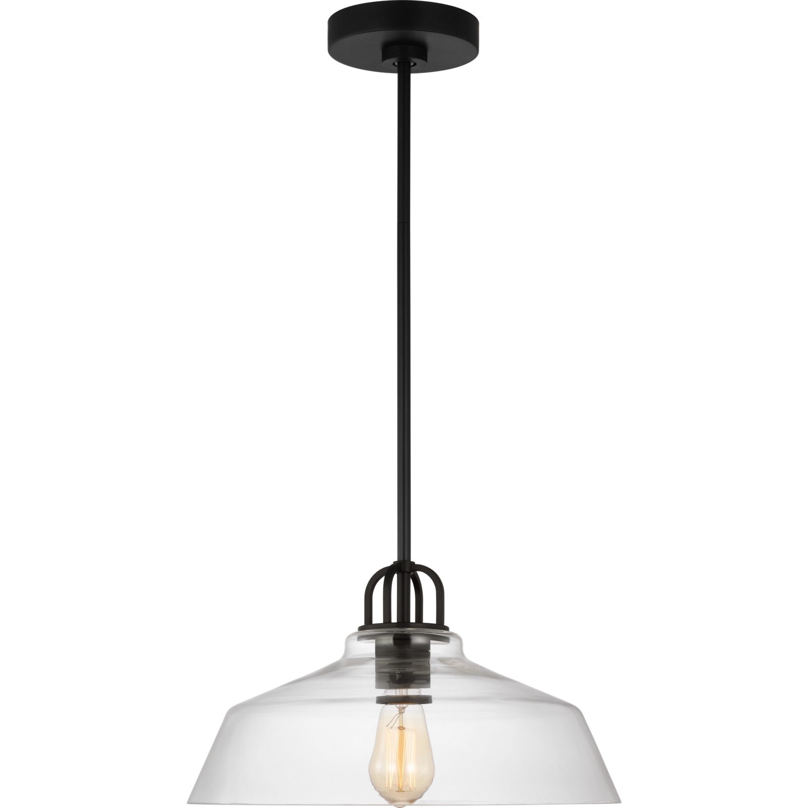Payton Small Pendant Brushed Steel - Visual Comfort Ceiling Lights