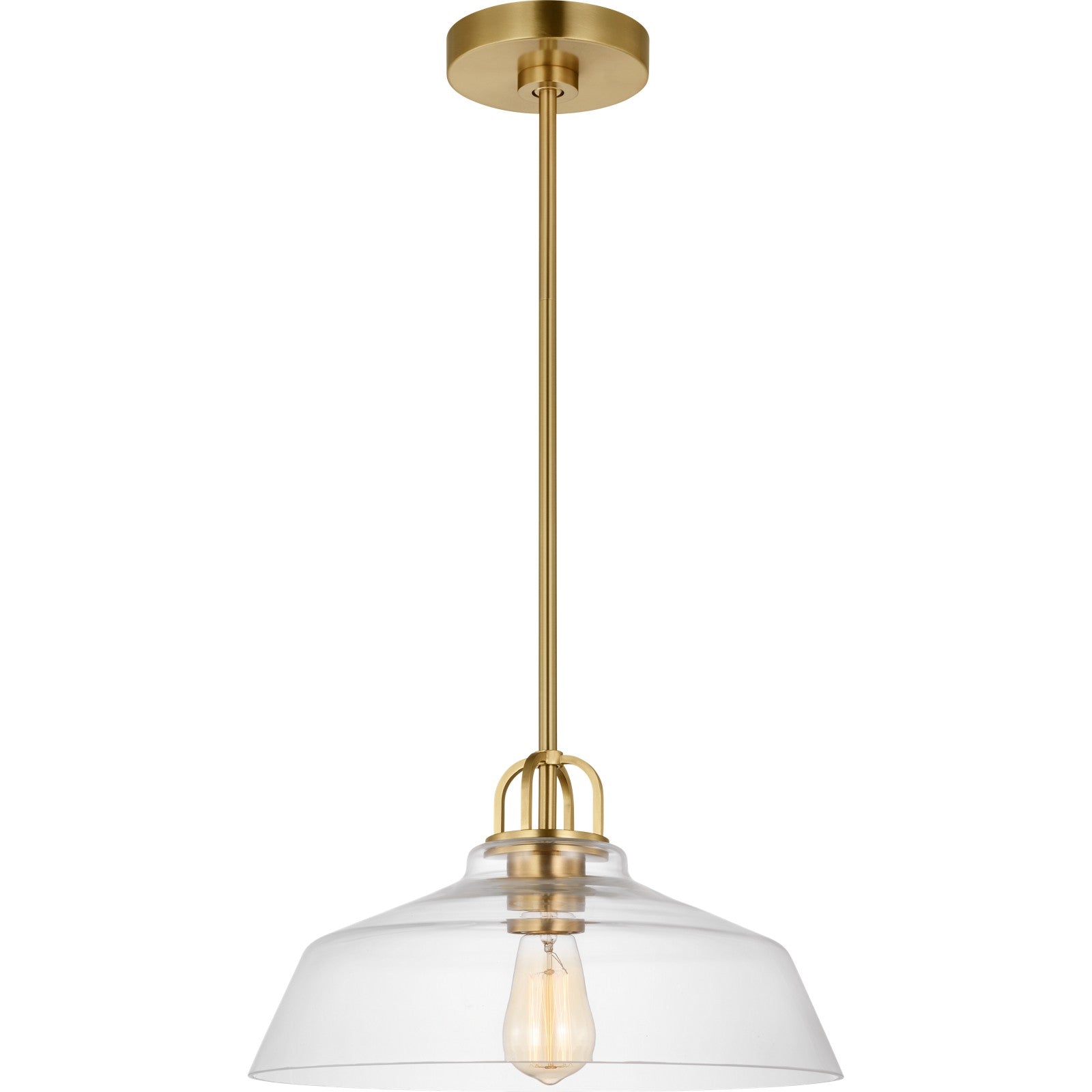Payton Small Pendant Brushed Steel - Visual Comfort Ceiling Lights