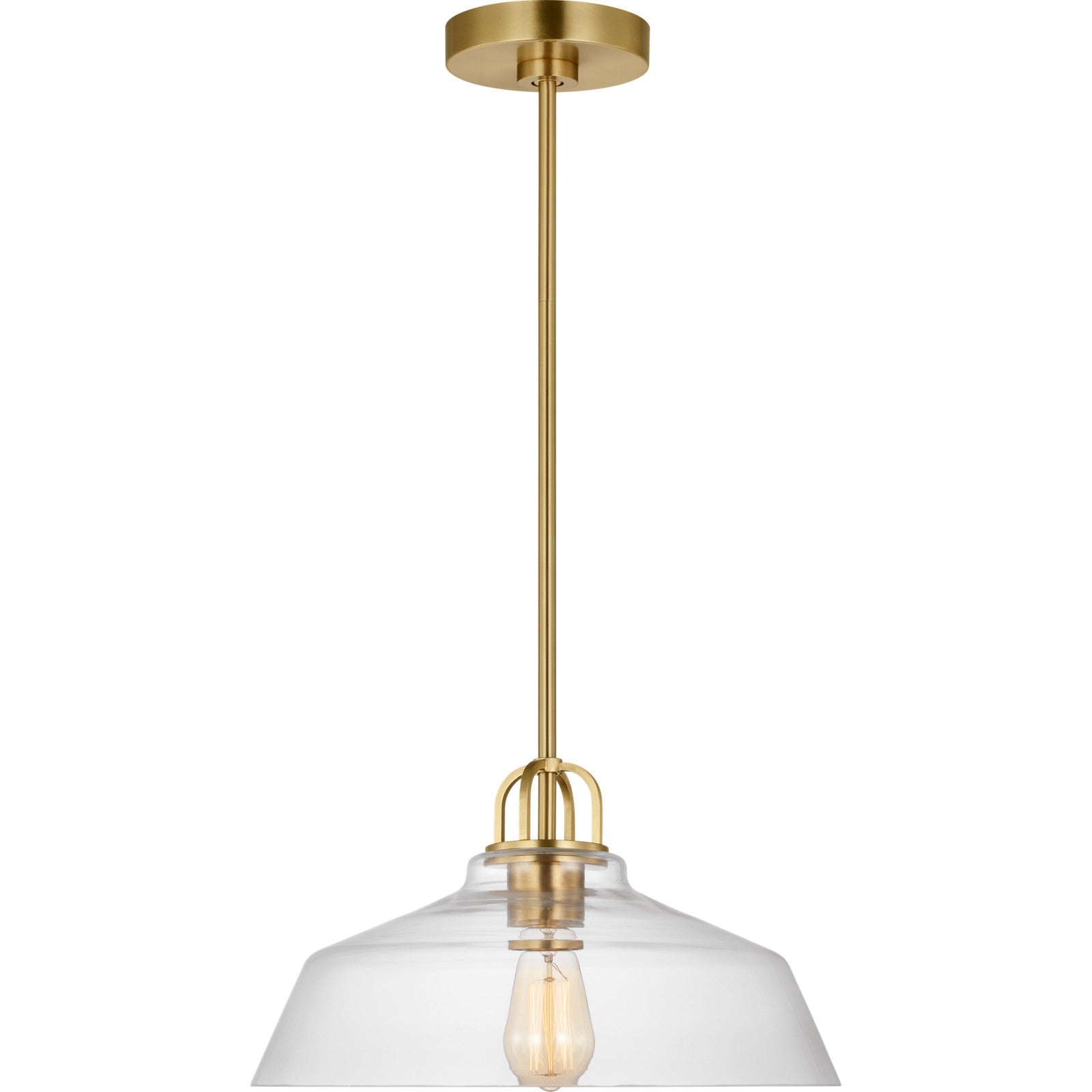 Payton Small Pendant Brushed Steel - Visual Comfort Ceiling Lights