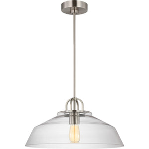Payton Medium Pendant Brushed Steel - Visual Comfort Ceiling Lights
