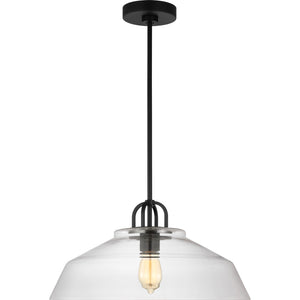 Payton Medium Pendant Brushed Steel - Visual Comfort Ceiling Lights