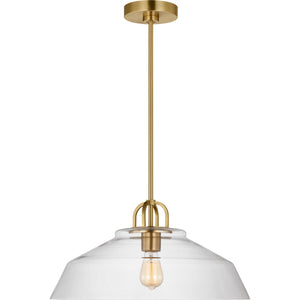 Payton Medium Pendant Brushed Steel - Visual Comfort Ceiling Lights
