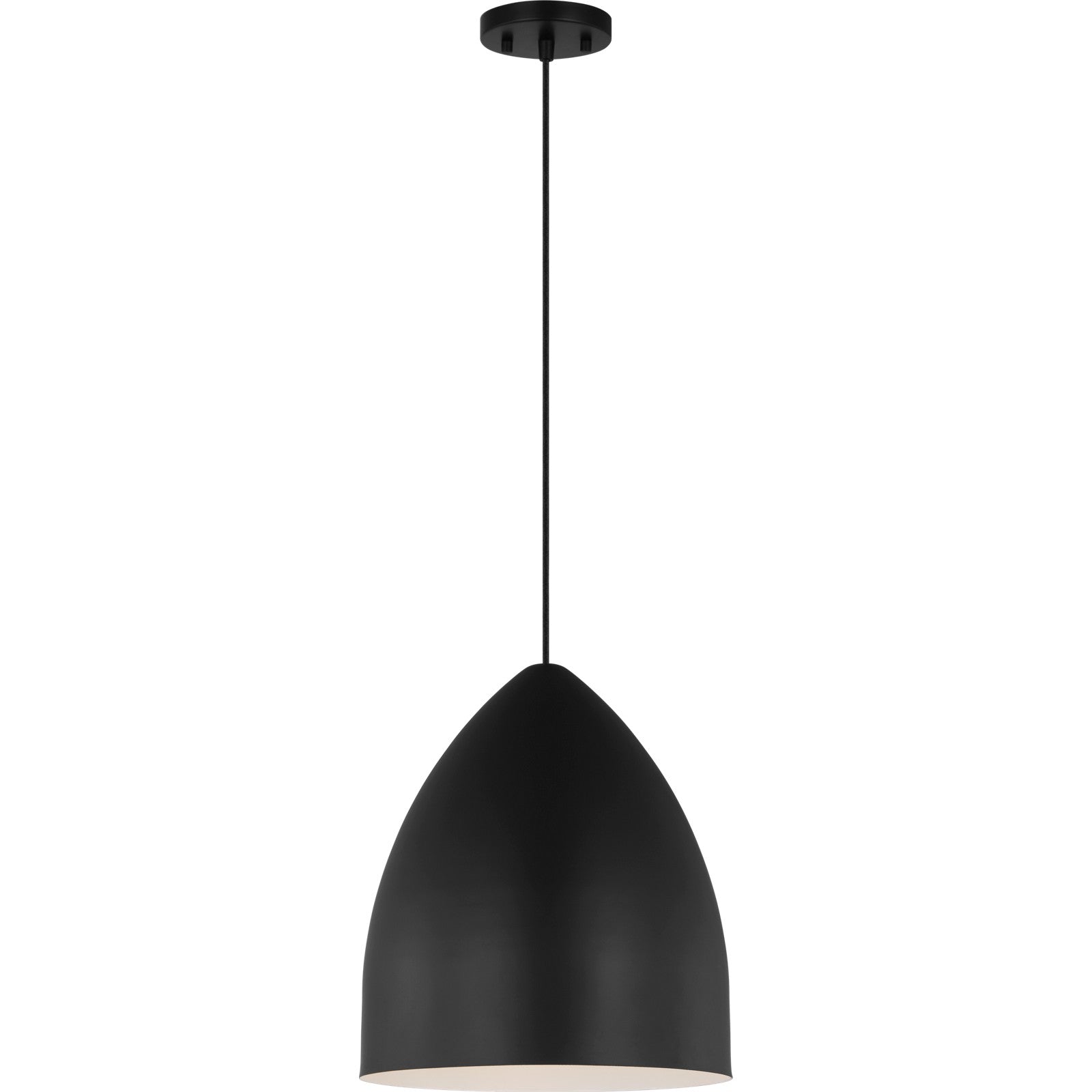 Huron Medium Pendant Midnight Black - Visual Comfort Ceiling Lights