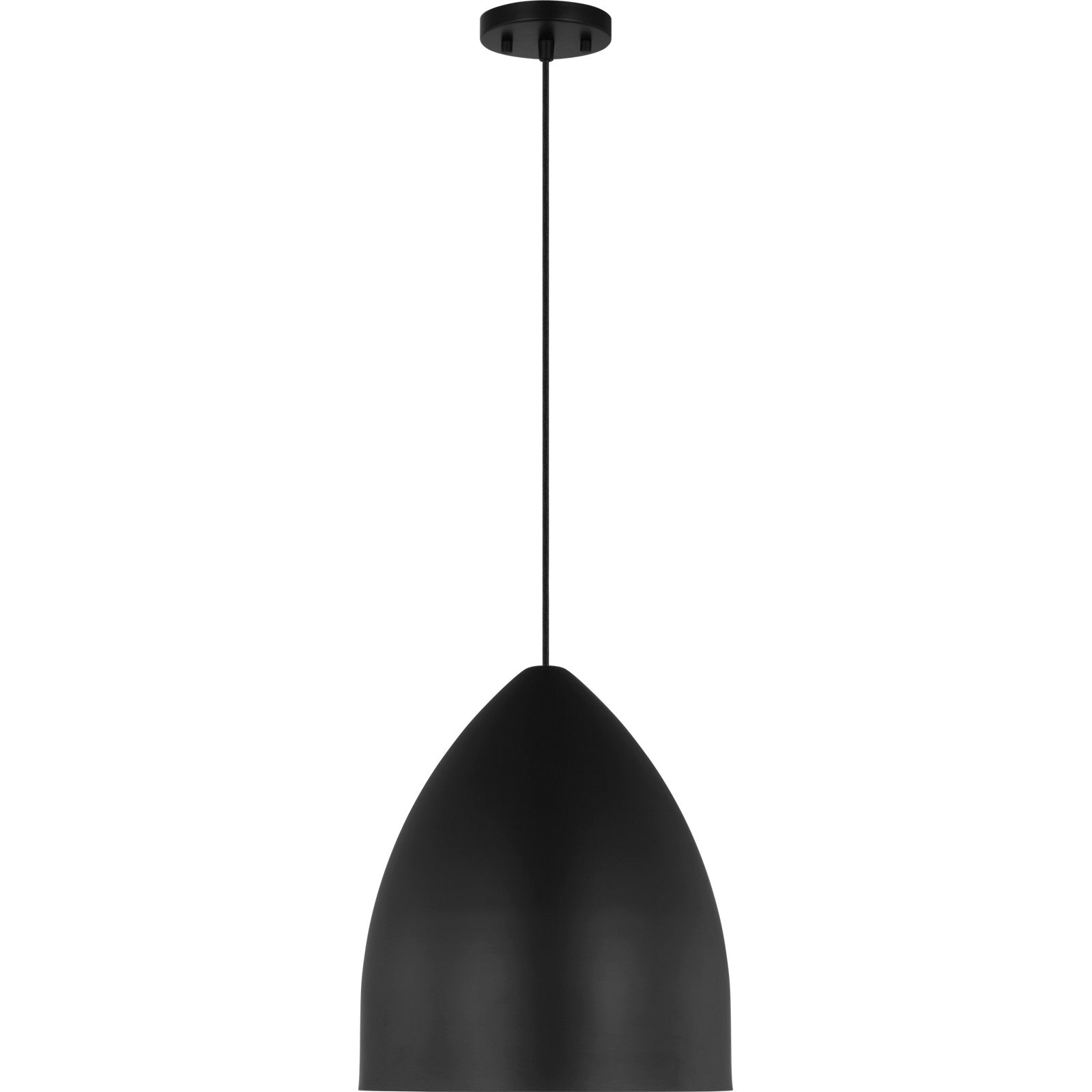 Huron Medium Pendant Midnight Black - Visual Comfort Ceiling Lights