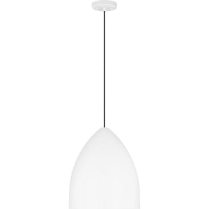 Huron Medium Pendant Midnight Black - Visual Comfort Ceiling Lights