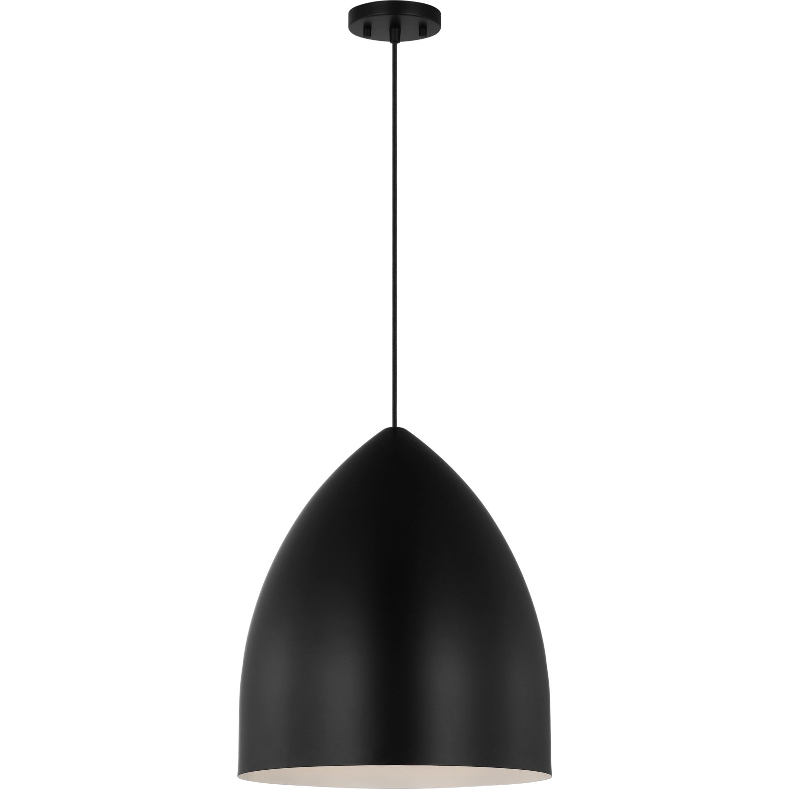 Huron Large Pendant Midnight Black - Visual Comfort Ceiling Lights