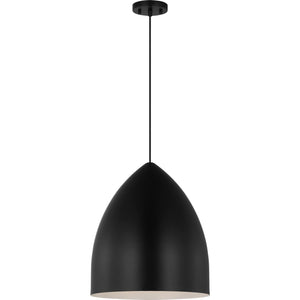 Huron Large Pendant Midnight Black - Visual Comfort Ceiling Lights
