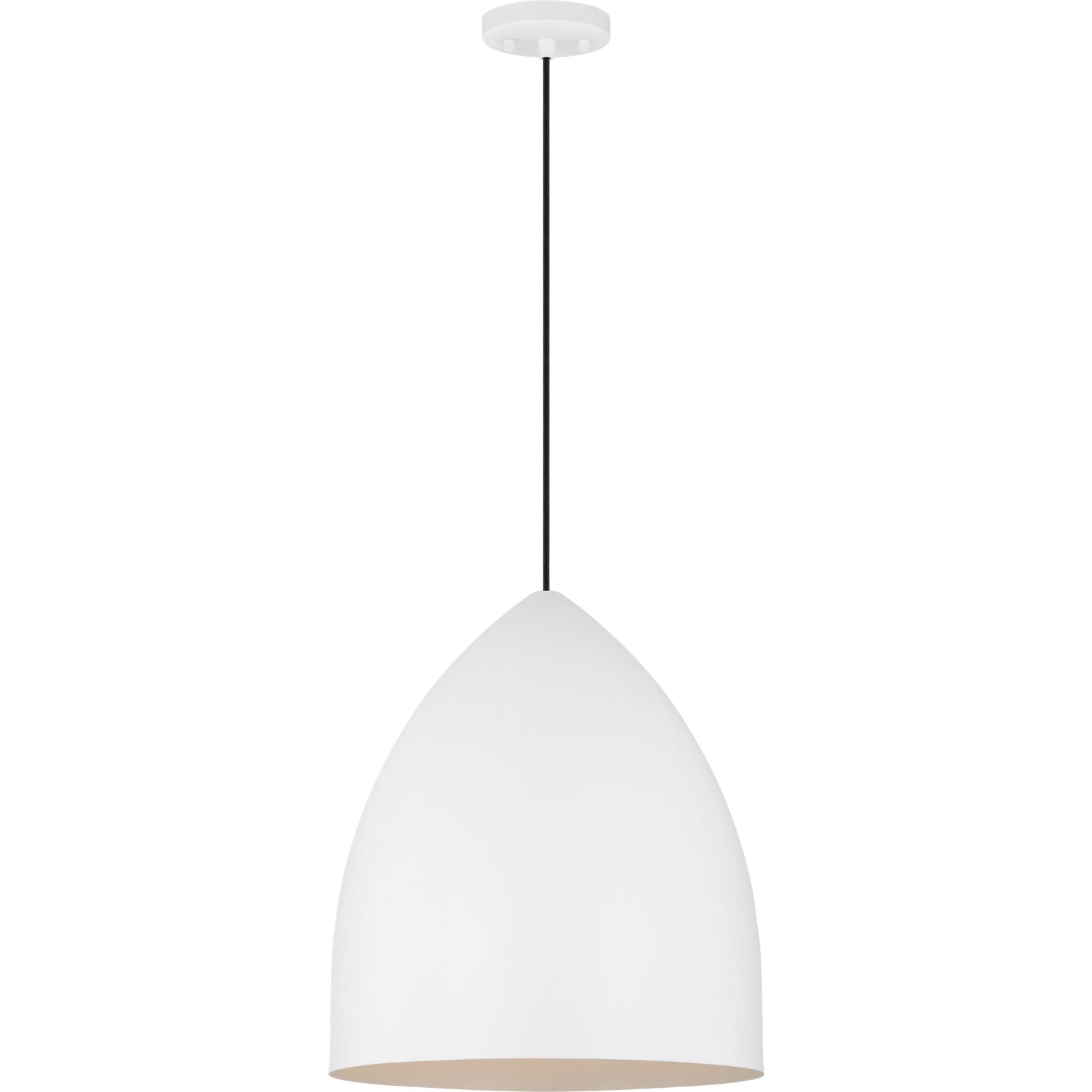 Huron Large Pendant Midnight Black - Visual Comfort Ceiling Lights