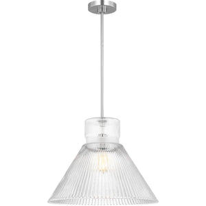 Liouet Large Pendant Brushed Nickel - Visual Comfort Ceiling Lights