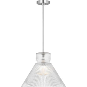 Liouet Large Pendant Brushed Nickel - Visual Comfort Ceiling Lights