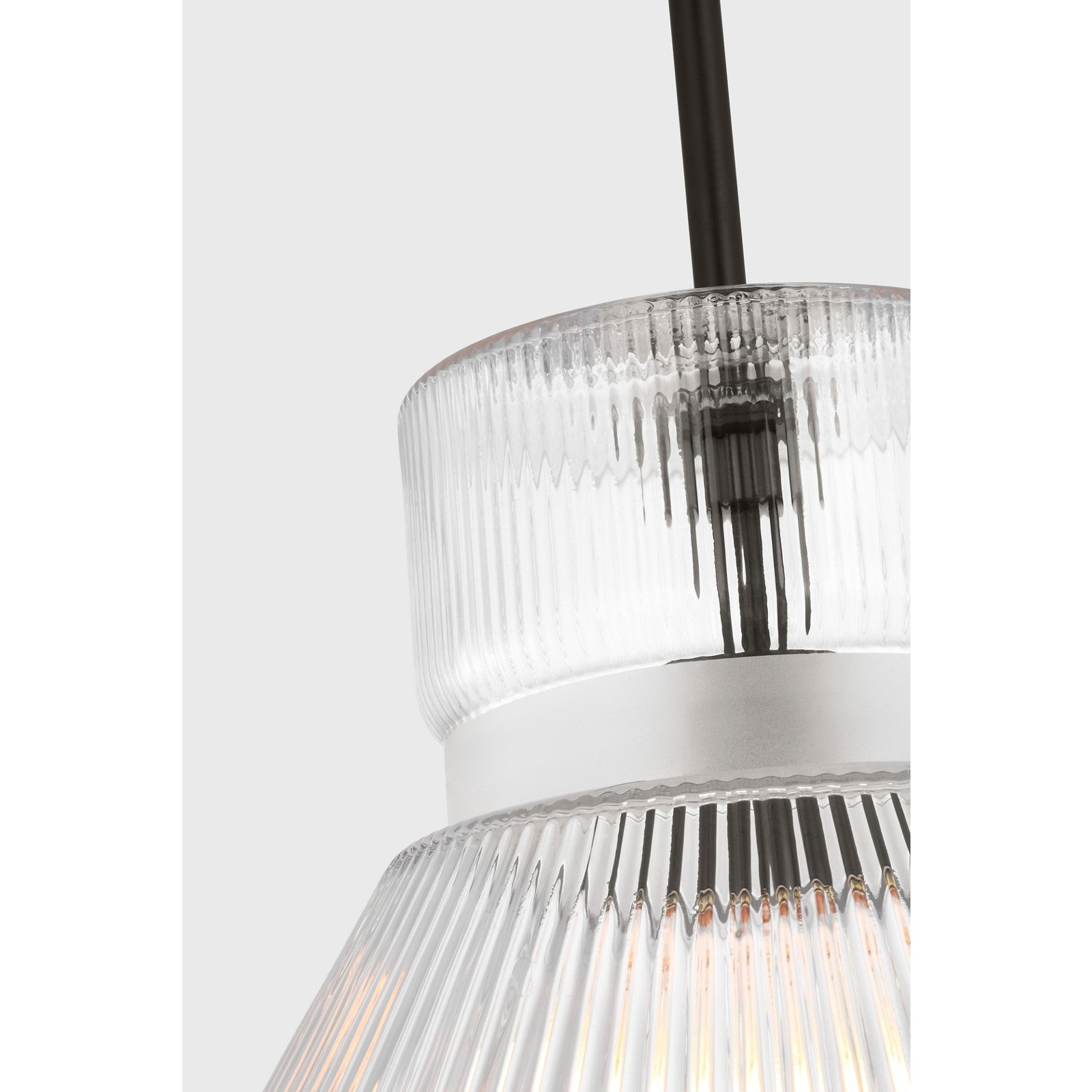 Liouet Large Pendant Brushed Nickel - Visual Comfort Ceiling Lights