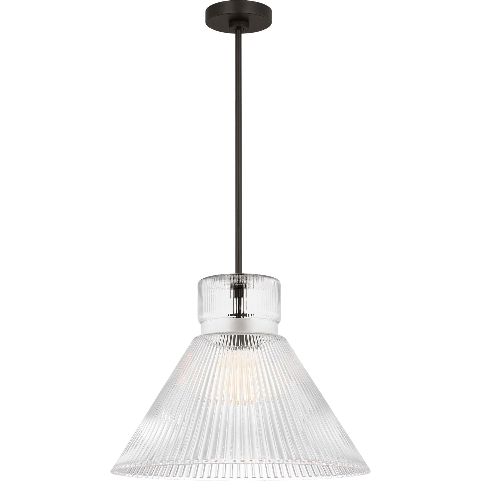 Liouet Large Pendant Brushed Nickel - Visual Comfort Ceiling Lights