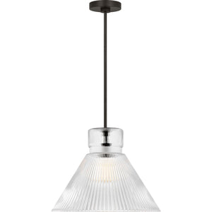 Liouet Large Pendant Brushed Nickel - Visual Comfort Ceiling Lights