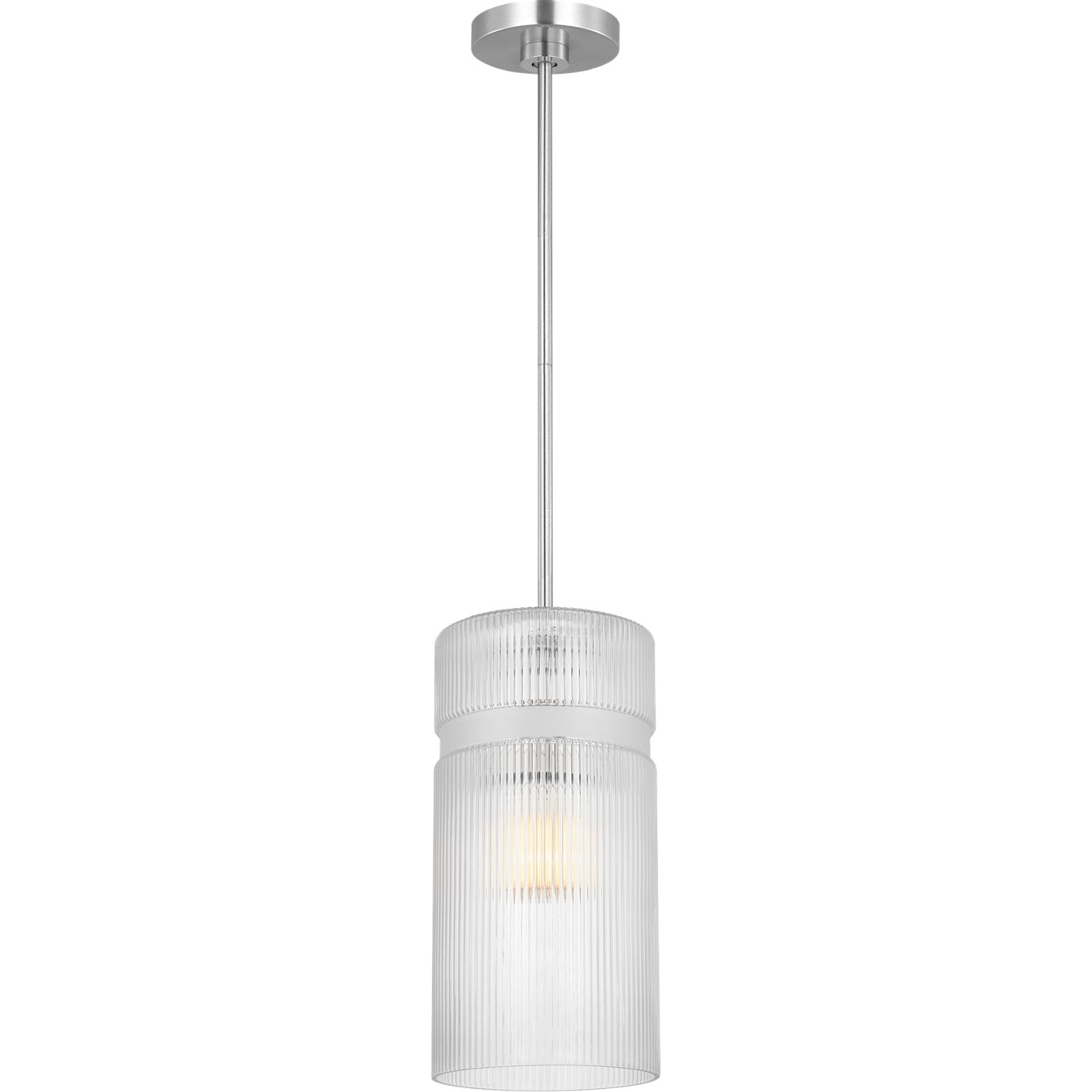 Liouet Small Pendant in Brushed Nickel - Visual Comfort Ceiling Lights