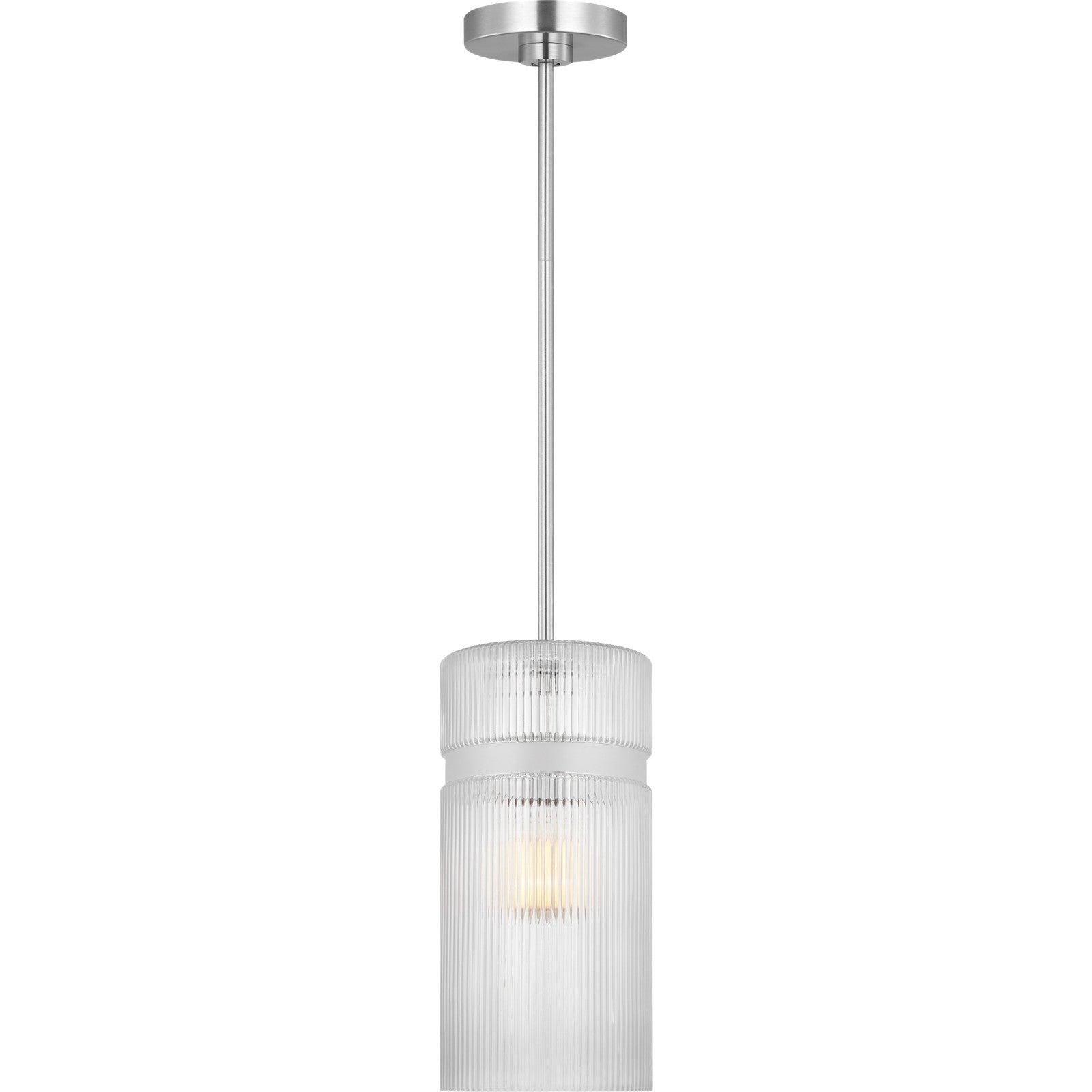 Liouet Small Pendant in Brushed Nickel - Visual Comfort Ceiling Lights