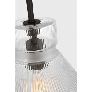 Liouet Medium Pendant Midnight Black - Visual Comfort Ceiling Lights