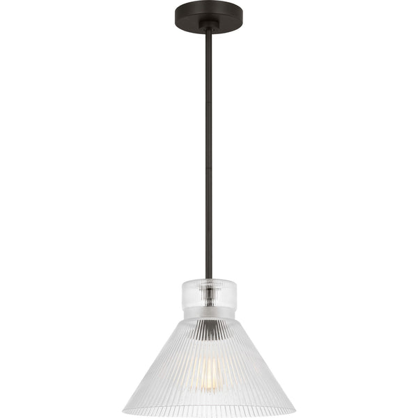 Liouet Medium Pendant Midnight Black - Visual Comfort Ceiling Lights