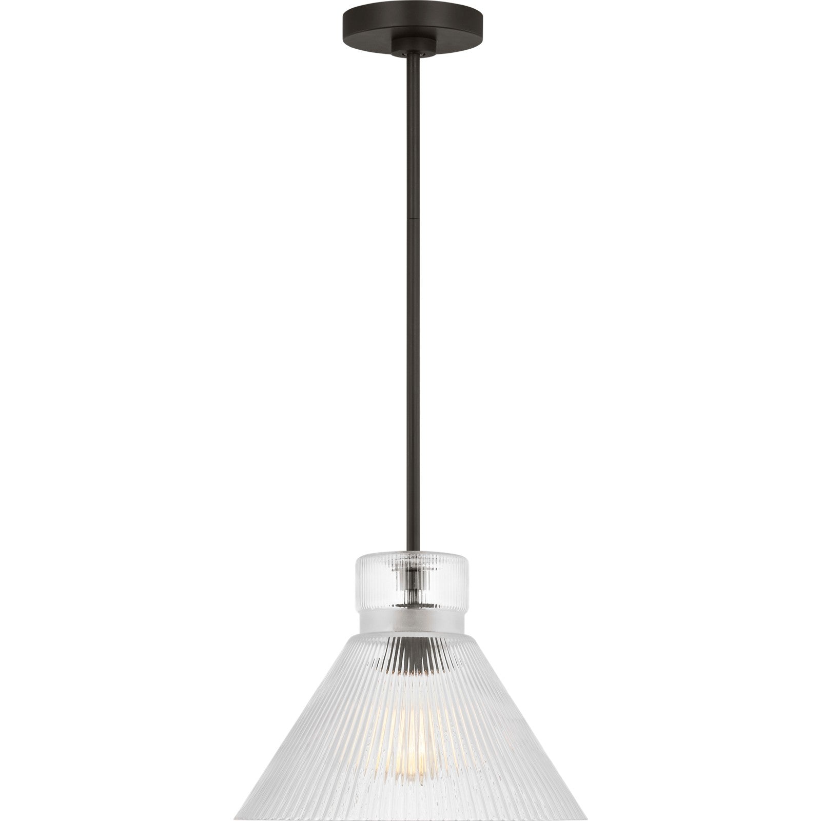 Liouet Medium Pendant Midnight Black - Visual Comfort Ceiling Lights