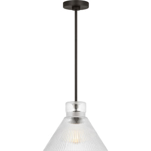 Liouet Medium Pendant Midnight Black - Visual Comfort Ceiling Lights