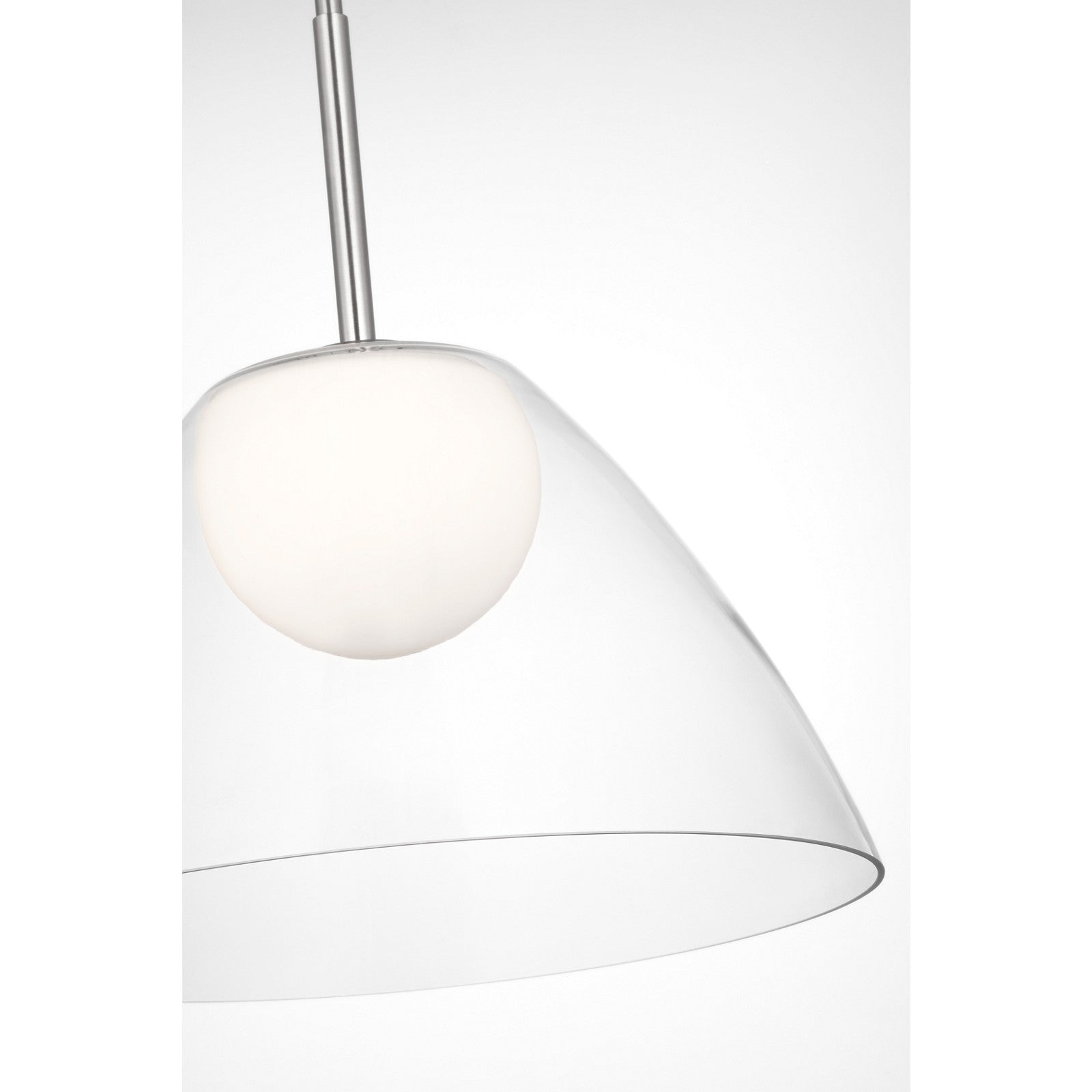 Suma Medium Pendant Brushed Nickel - Visual Comfort Ceiling Lights