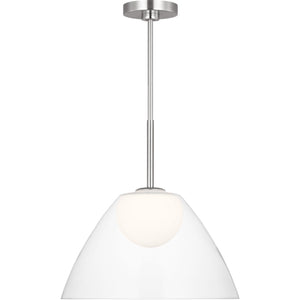 Suma Medium Pendant Brushed Nickel - Visual Comfort Ceiling Lights
