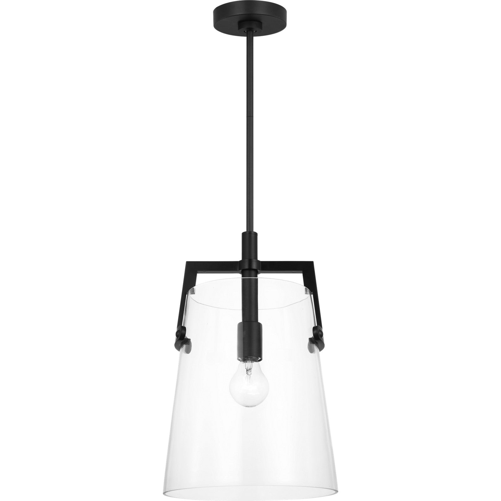 Crofton Medium Pendant in Midnight Black - Visual Comfort Ceiling Lights