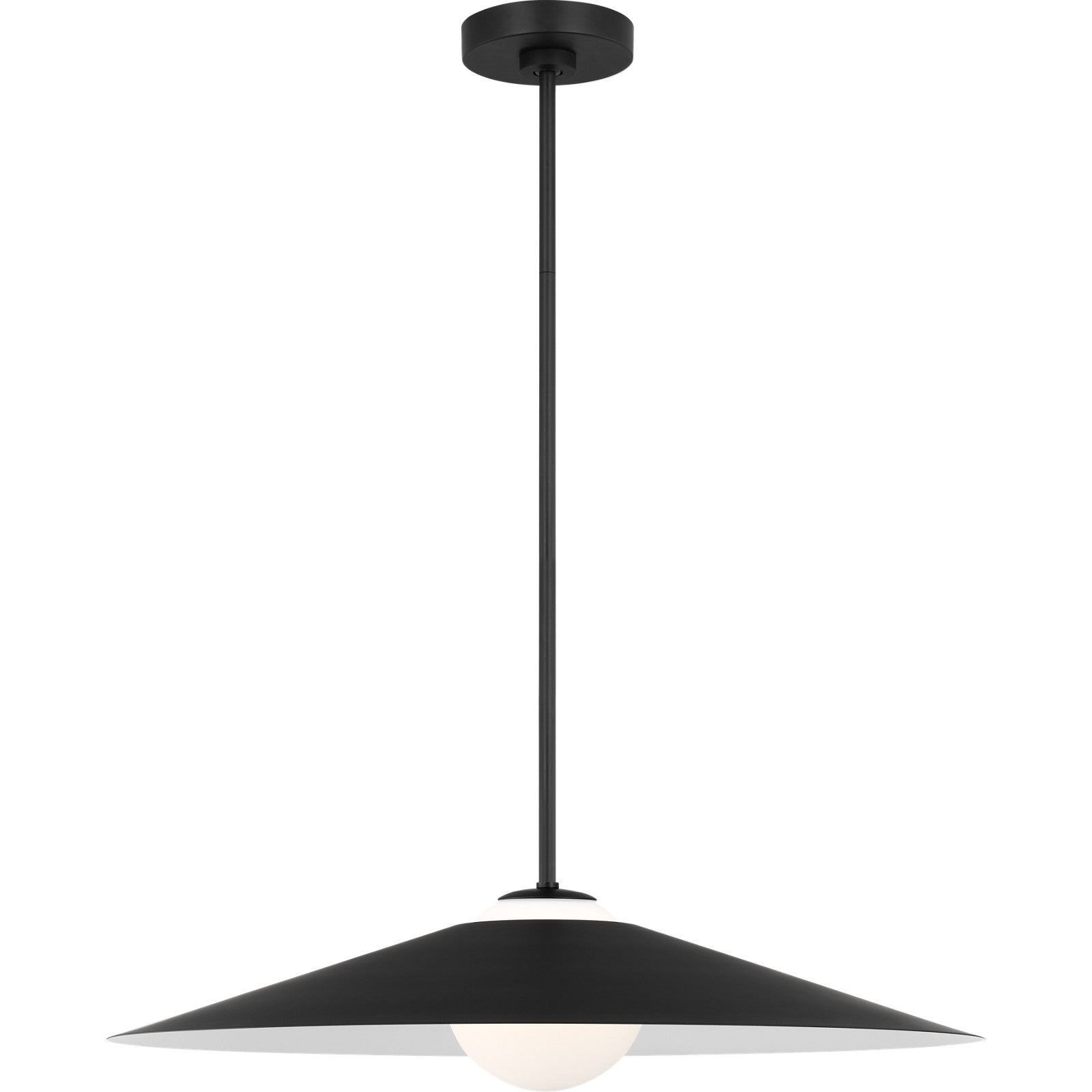 Astra Medium Pendant Brushed Nickel - Visual Comfort Ceiling Lights