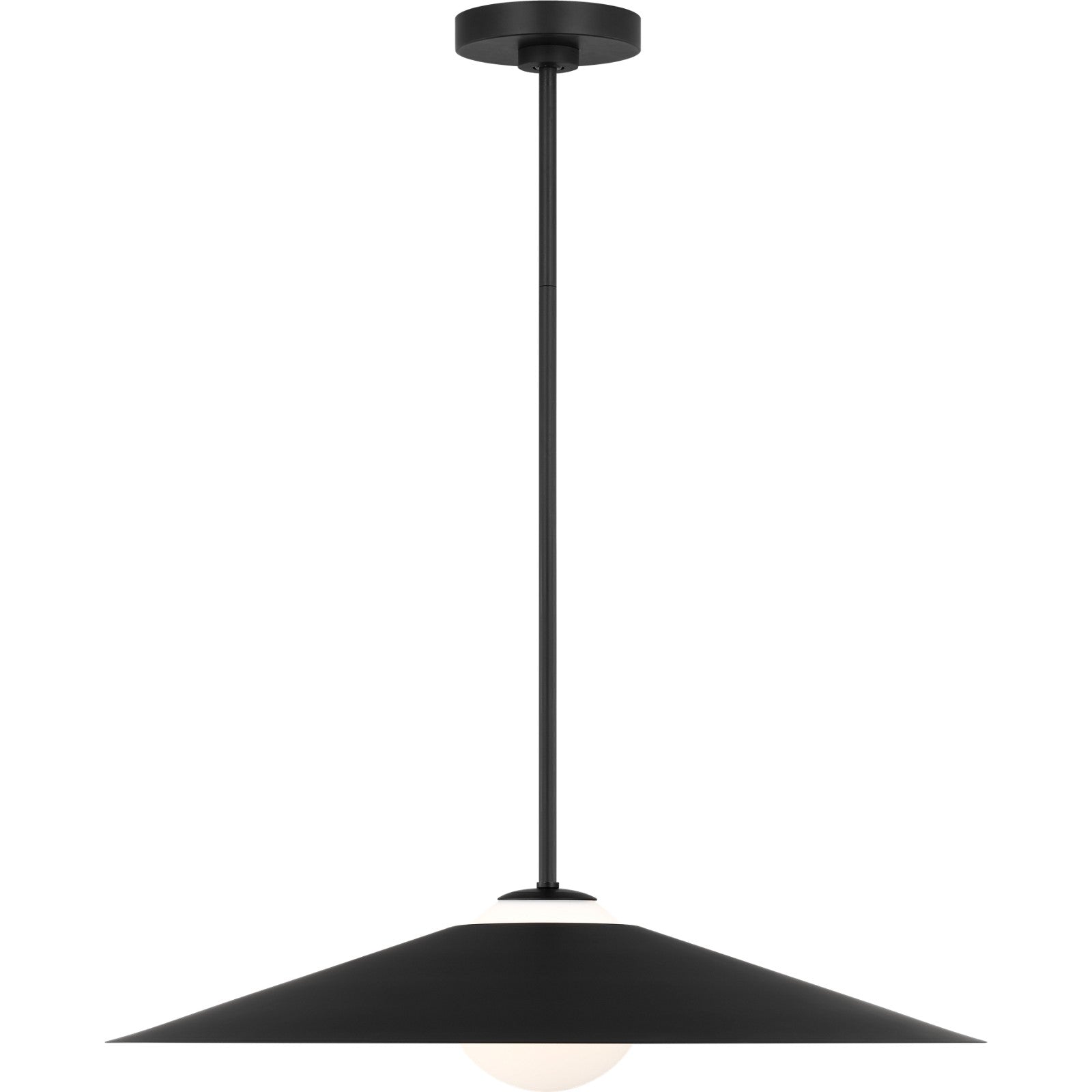 Astra Medium Pendant Brushed Nickel - Visual Comfort Ceiling Lights