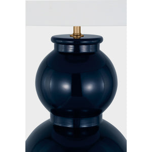 Buckley Medium Table Lamp Gloss White Bulbs Inc - Visual Comfort Table Lamps