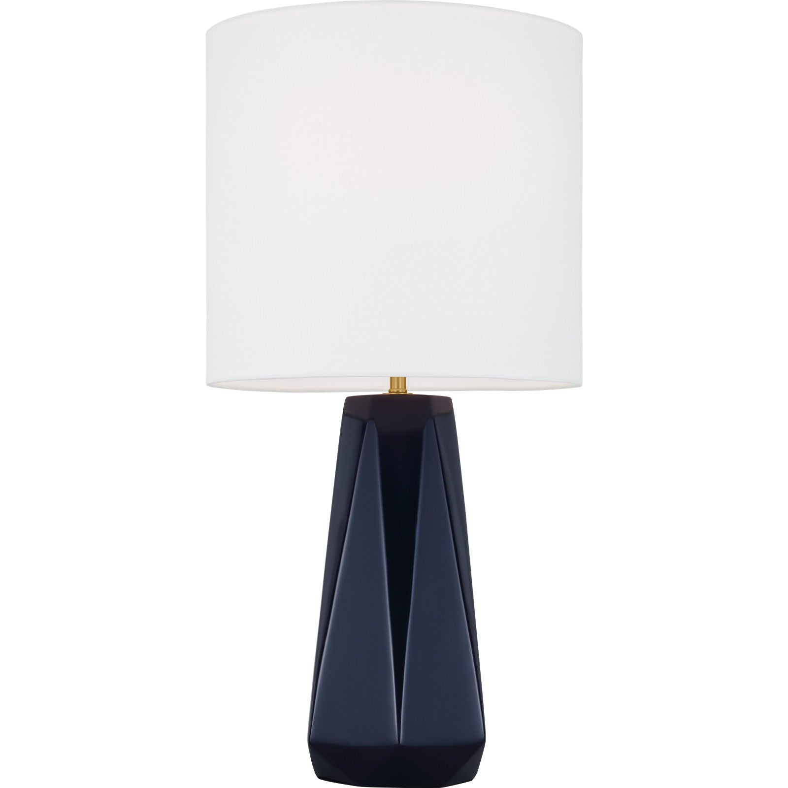 Moresby Medium Table Lamp Gloss White Bulbs Inc - Visual Comfort Table Lamps