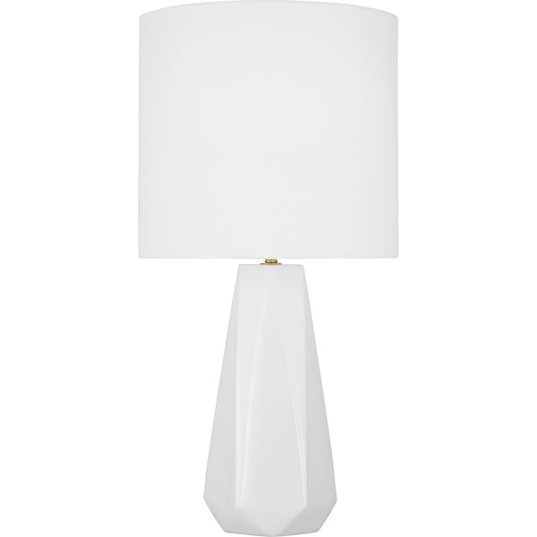 Moresby Medium Table Lamp Gloss White Bulbs Inc - Visual Comfort Table Lamps