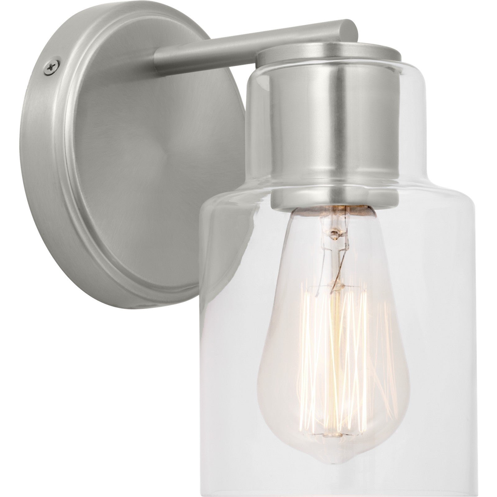 Sayward Small Sconce Brushed Steel - Visual Comfort Wall Lights