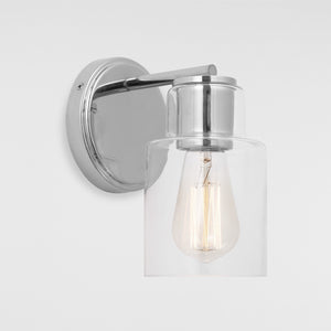 Sayward Small Sconce Brushed Steel - Visual Comfort Wall Lights