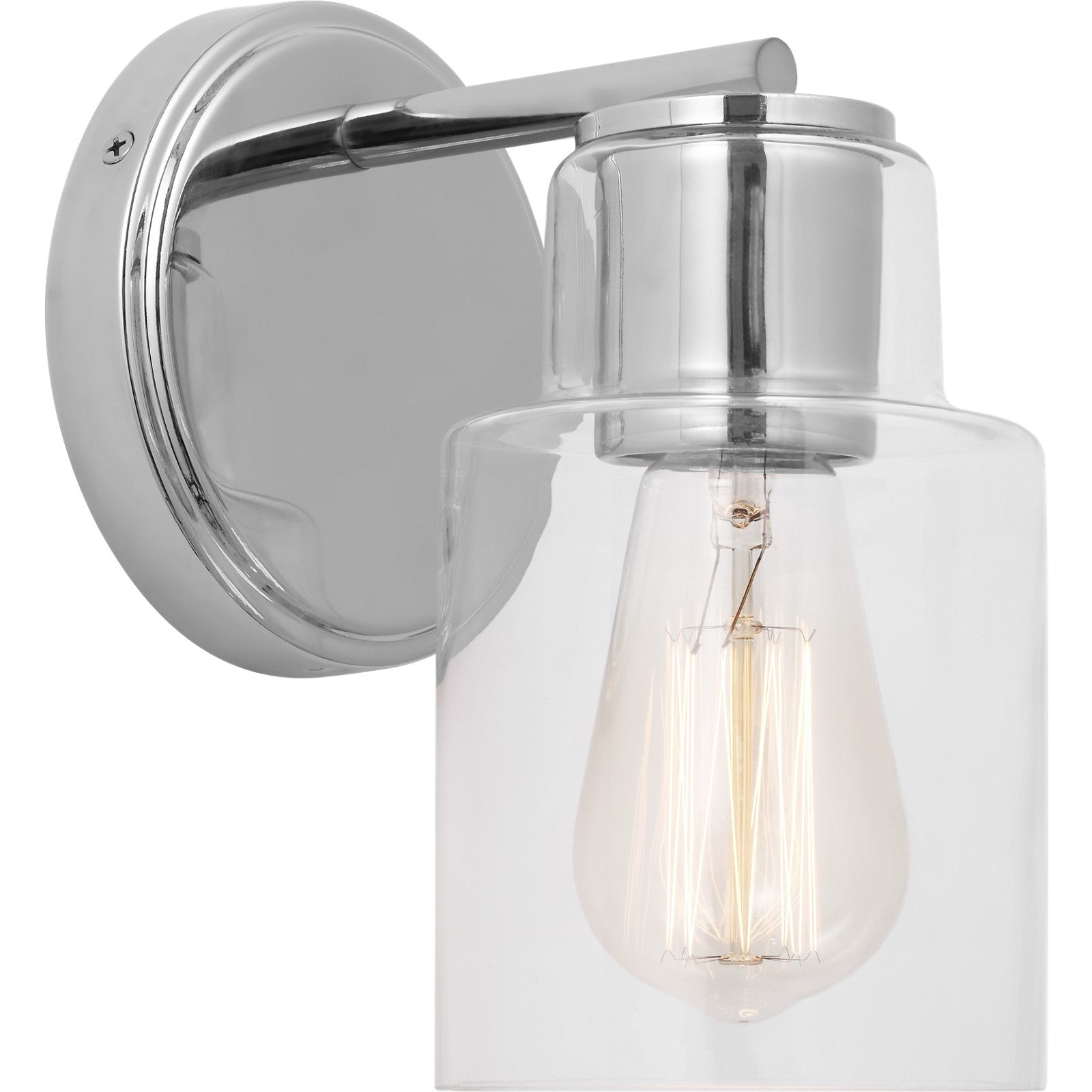 Sayward Small Sconce Brushed Steel - Visual Comfort Wall Lights