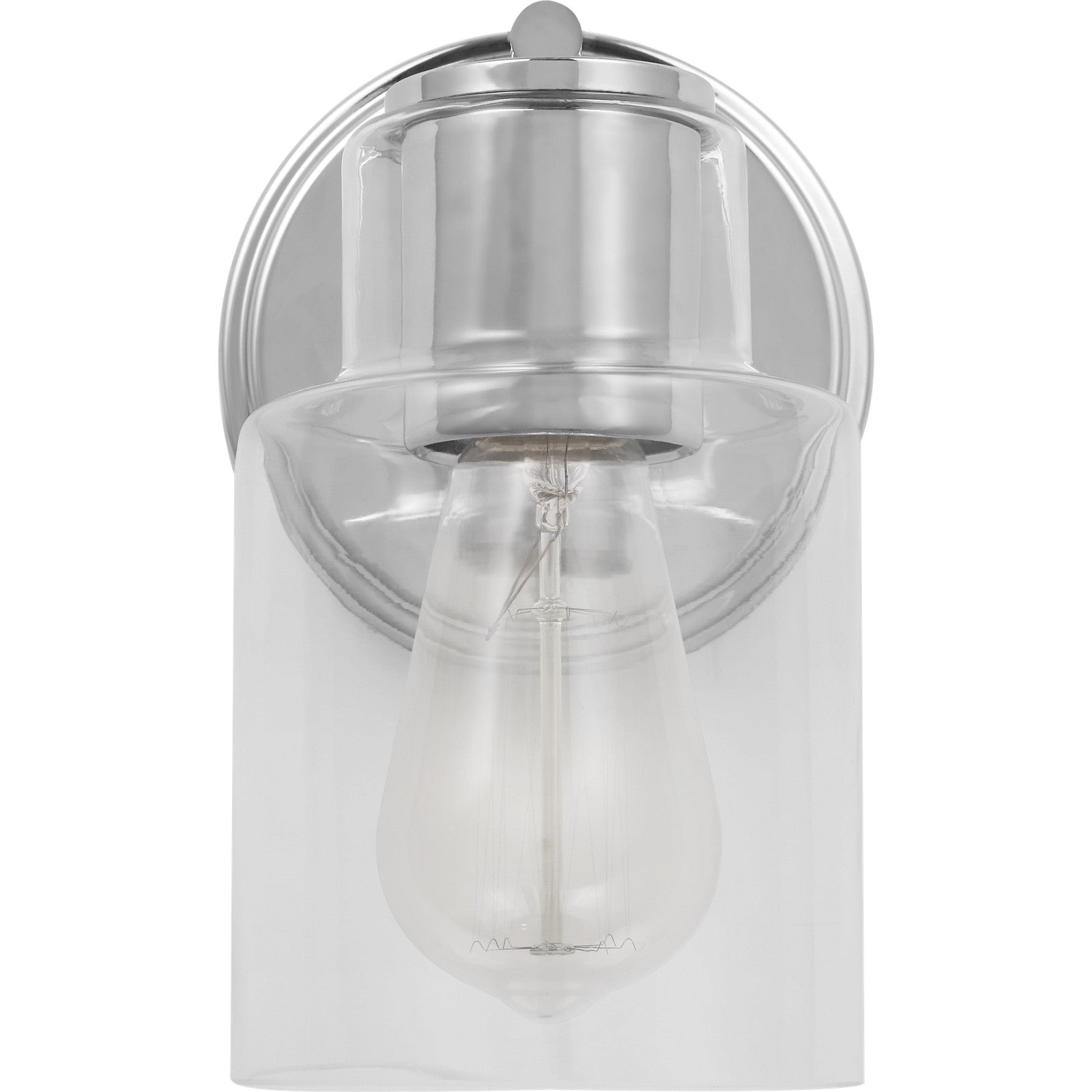 Sayward Small Sconce Brushed Steel - Visual Comfort Wall Lights