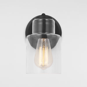 Sayward Small Sconce Brushed Steel - Visual Comfort Wall Lights